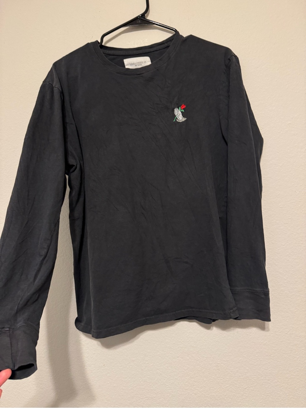 Cotton On Black Short-Sleeve Crew Tee
